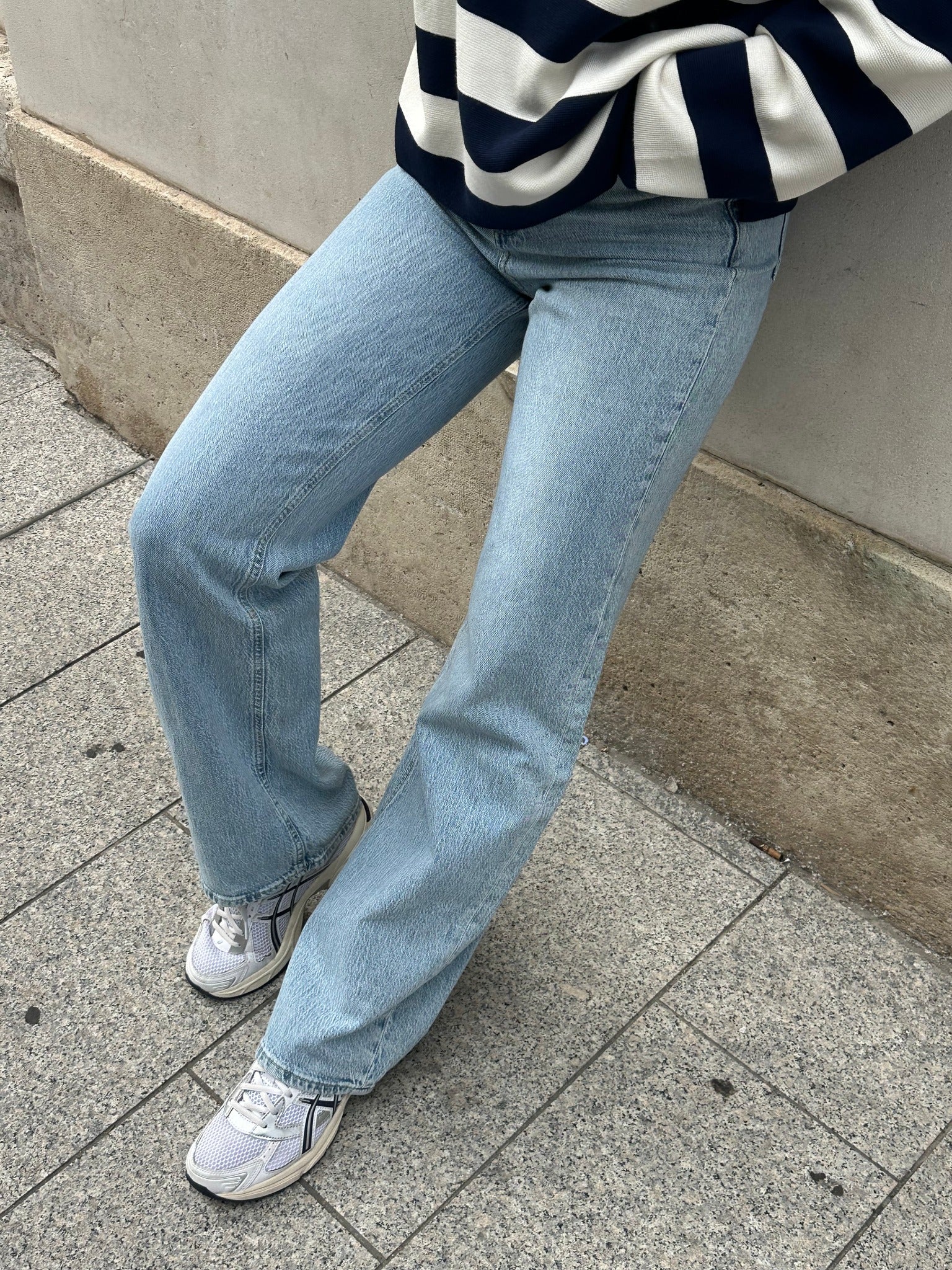 VMTESSA Wide Jeans - Light Blue Denim